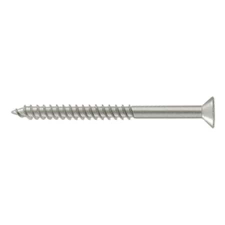Dendesigns Wood Screw No. 10, Satin Nickel, 2.5 in. DE3251243
